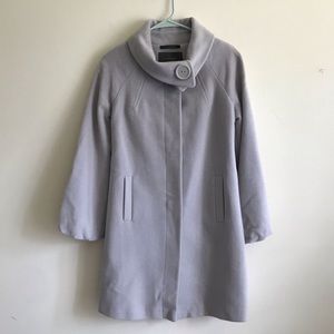 Tahari Wool Cashmere Blend Dress Coat